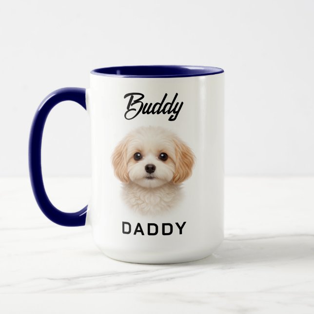 Taza Best Dog Dad Ever | Custom Father’s Day (Izquierda)