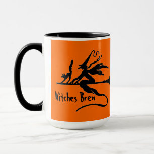 TAZA BEST HOLLOWEEN MUGS - WITCHES BREW - FUNNY MUG