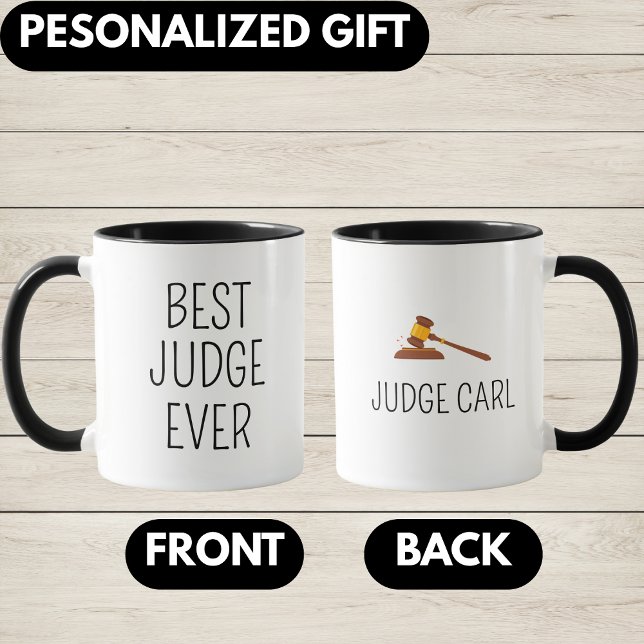 Taza Best Judge, Personalized Judge gift, Judge  (Subido por el creador)