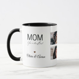 Taza Best Mom Photo Collage Mug