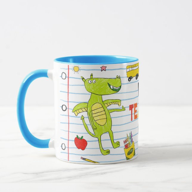 Taza "Best Teacher Ever" Rudy & Rocky Mug (Izquierda)