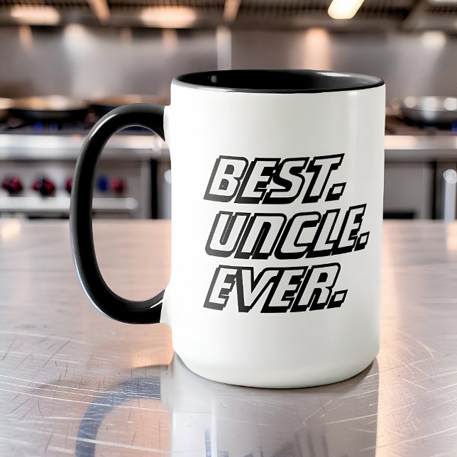 Taza Best Uncle Ever Modern Racing (Subido por el creador)