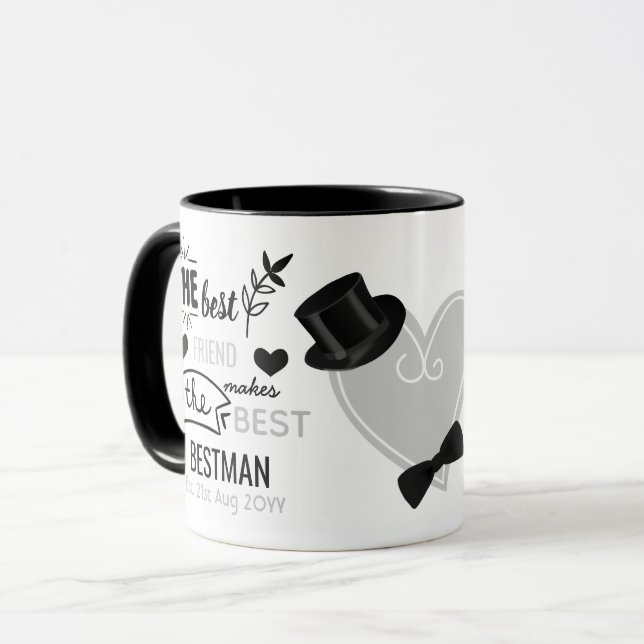 Taza Bestfriend hace propuesta de sorpresa de mejor Bod (Anverso izquierdo)