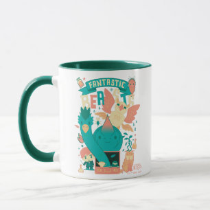 Taza Bestias Fantásticas personalizados Con Newt Scaman