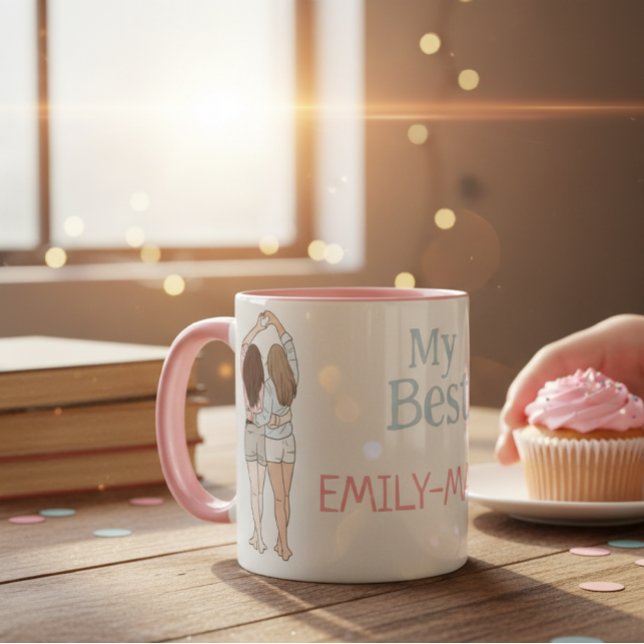 Taza Besties Personalized Mug A Perfect Gift with a Pe (Subido por el creador)