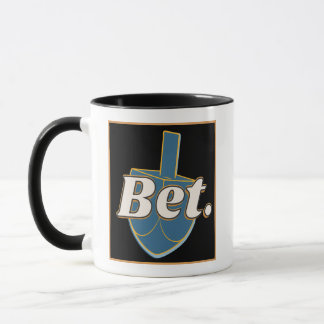 Taza Bet. Hanukkah Dreidel Gimel Joke Gift Gen Z Alpha