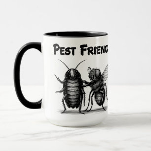 Taza BFF Amigos de pestes
