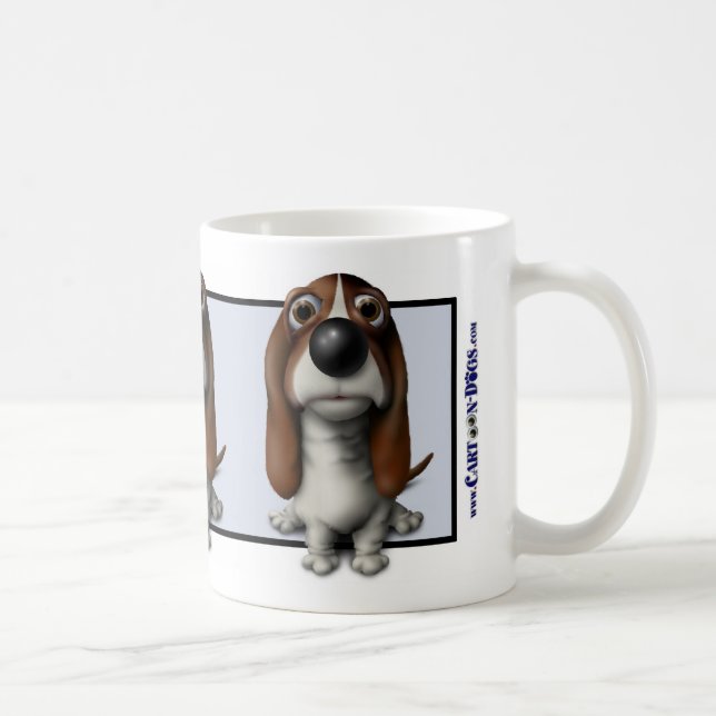 Taza BH1 de Basset Hound (Derecha)