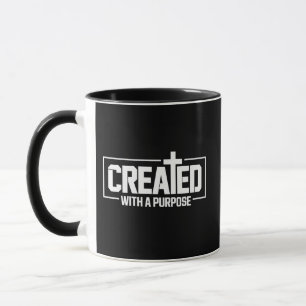 Taza Biblia Cristiana Bendita Creada Con Un Propósito