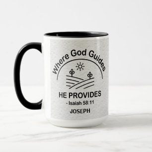 Taza Biblia cristiana contemporánea Verse Isaiah 58