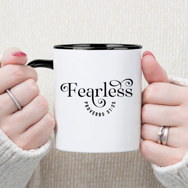 Taza Biblia intrépida contra café cristiano Mug (Subido por el creador)