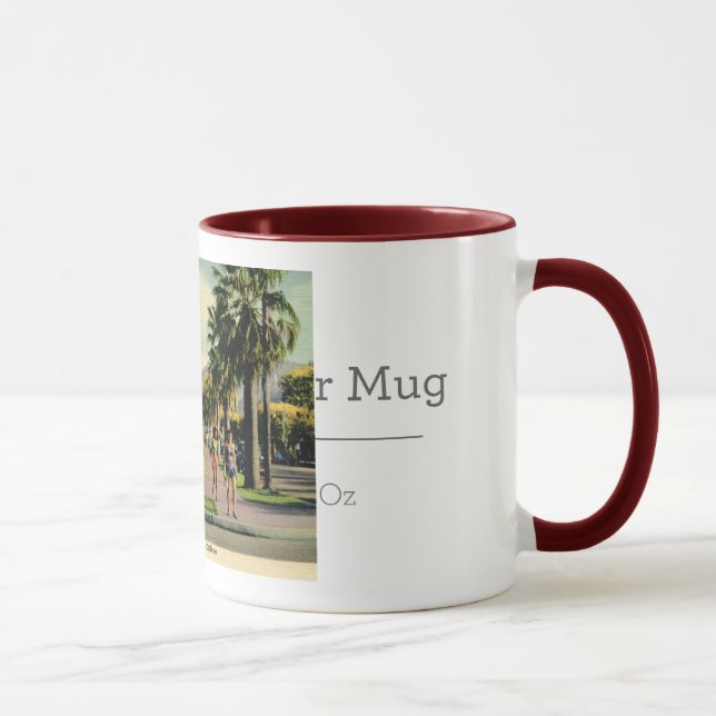 Taza Biblioteca de Welwood, Palm Springs, vintage de (Derecha)
