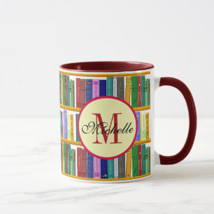 Taza Biblioteca para genio. Libros para estudiantes int