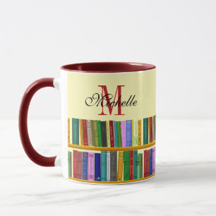 Taza Biblioteca para genio. Libros para estudiantes int