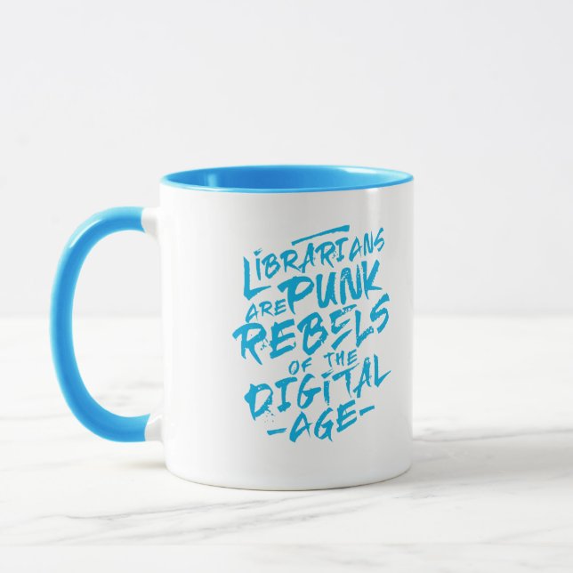 Taza Bibliotecas rebeldes punk (Izquierda)