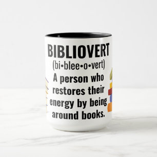 Taza Bibliovert Book Addict Mug