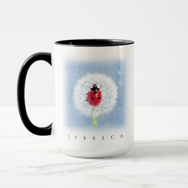 Taza Bicho de cola en la naturaleza de Dandelion (Izquierda)