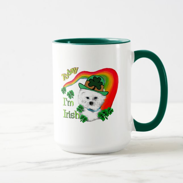Taza Bichon Frise St Patricks (Derecha)