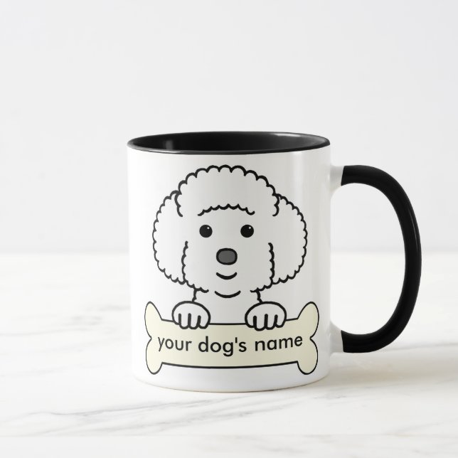 Taza Bichon personalizado Frise (Derecha)