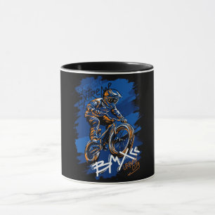Taza Bicicleta Bmx ropa urbana de calle Graffiti