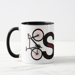 Taza Bicicleta de montaña, cuesta abajo, bicicleta