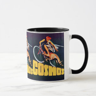Taza Bicicleta del galgo del cosmos