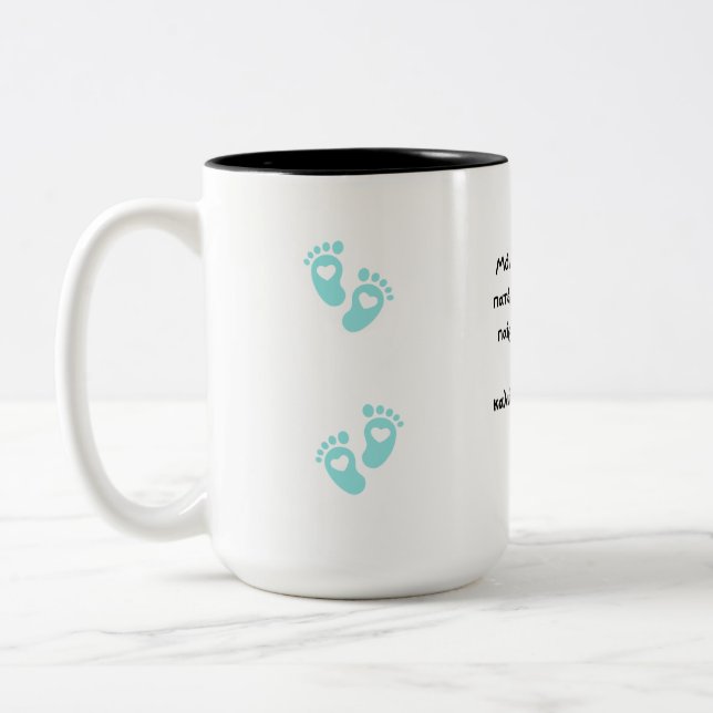 Taza Bicolor Κ α λ ύ τ ε ρ snihtsnihtsni Burn Burbusa (Burn)/Me (Izquierda)
