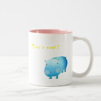 TAZA BICOLOR ひっぽー　マグカップ