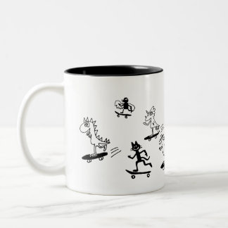 TAZA BICOLOR みんなでスケボー