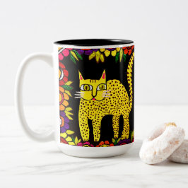 Taza Bicolor 0169 - Básica para el gato
