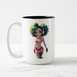 Taza Bicolor 02A Dollz by: Svace - Serie 01