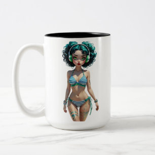 Taza Bicolor 09A Dollz by: Svace - Serie 01