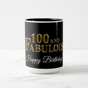 Taza Bicolor 100 cumpleaños
