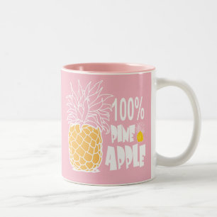 Taza Bicolor 100% piña