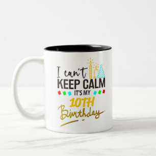 Taza Bicolor 10.º chica y niño