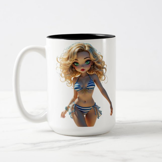 Taza Bicolor 10A Dollz by: Svace - Serie 01 (Izquierda)