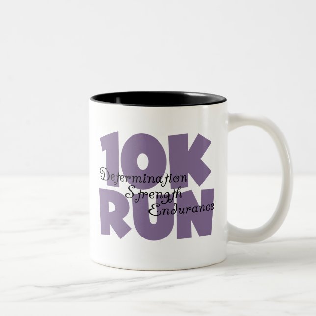 Taza Bicolor 10K Run Purple (Derecha)