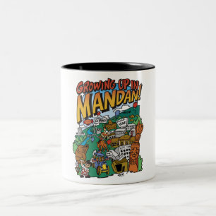 Taza Bicolor 11 oz. de Crecer en Mandan Mug