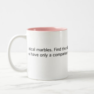 Taza Bicolor 12 mármoles idénticos