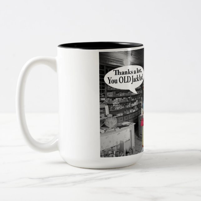 Taza Bicolor 15 oz 2 tonalidad de taza. (Izquierda)