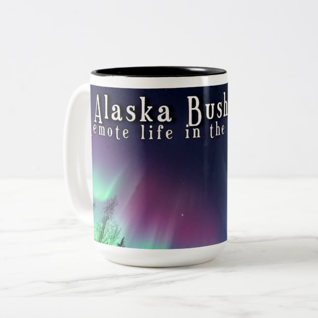 Taza Bicolor 15 oz Alaska Bush Living Mug (Anverso izquierdo)