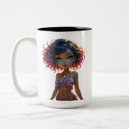 Taza Bicolor 16A Dollz by: Svace - Serie 01
