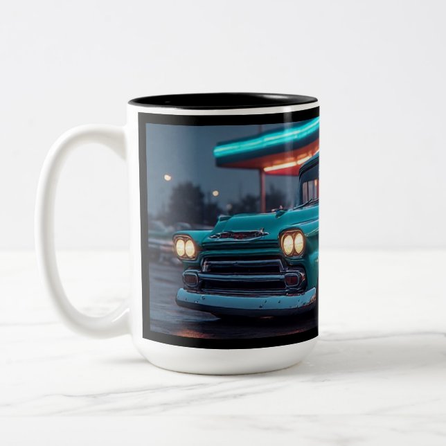 Taza Bicolor 1958 Chevrolet Apache 3100 (Izquierda)