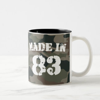 Taza Bicolor 1983 Hecho En 83