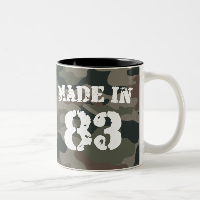 Taza Bicolor 1983 Hecho En 83 (Derecha)