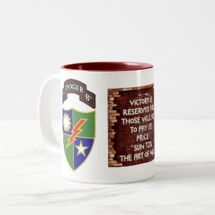 Taza Bicolor 1.ᵉʳ Batallón - Regimiento de 75.º ranguero - Mug