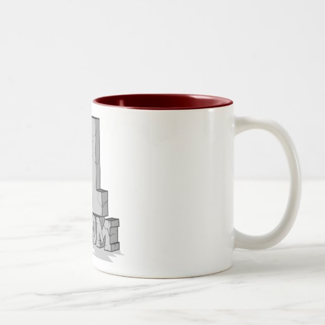 Taza Bicolor #1 Mom Mug (Derecha)