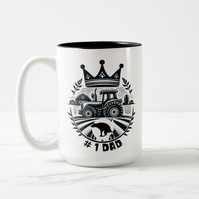 Taza Bicolor #1 Papá (Izquierda)