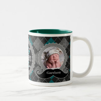 Taza Bicolor 1r bigote de encargo 2-Photos del día del padre