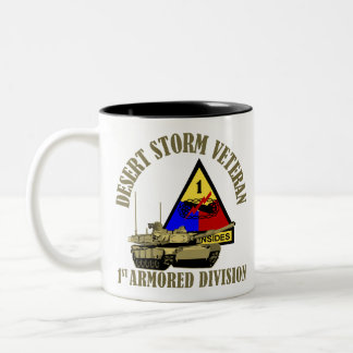 Taza Bicolor 1r División acorazada [1r ANUNCIO]